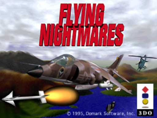 Flying Nightmares title screen for 3DO